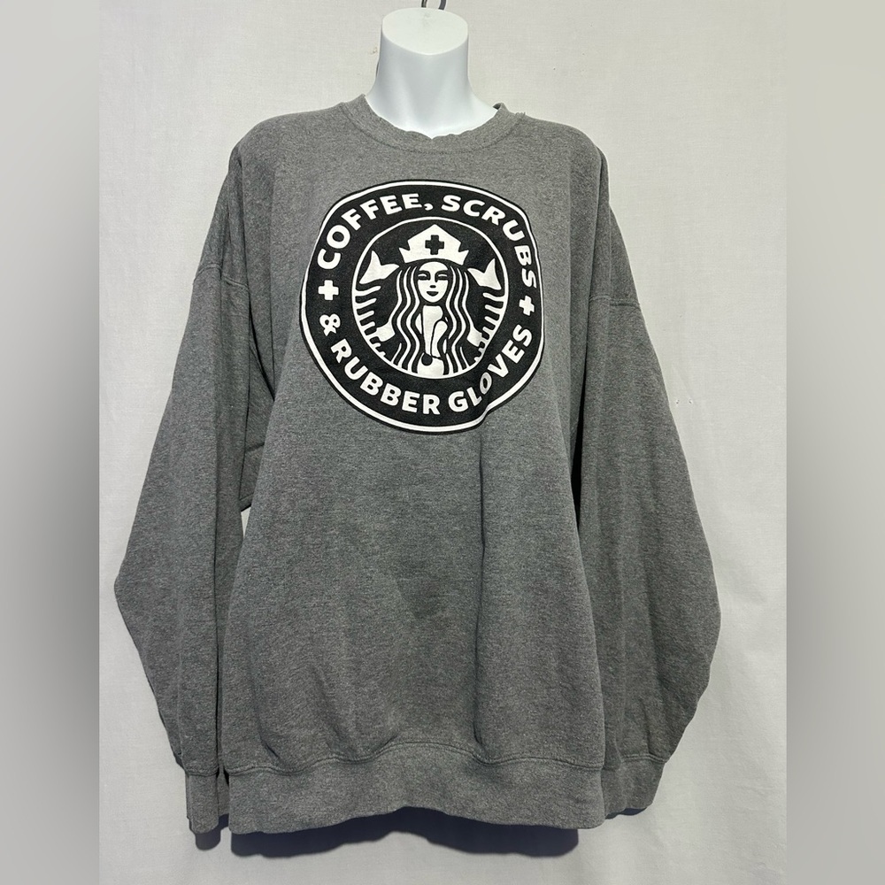 Gildan Charcoal Gray Crewneck Sweatshirt – 3X
